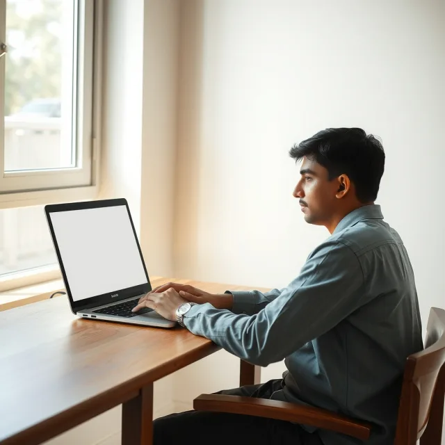 Student checking BISE Bannu SSC Part-I and Part-II Results 2026 online on a laptop