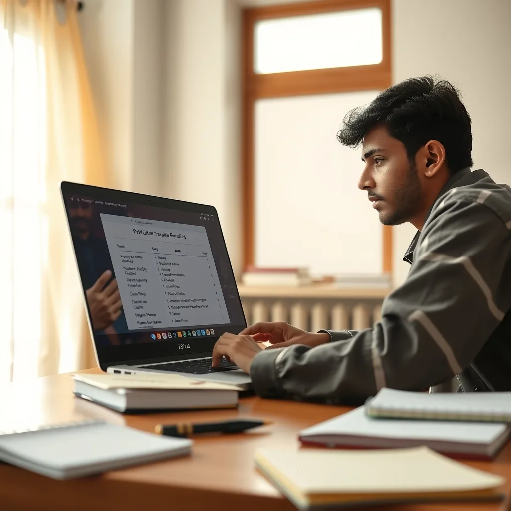 Students checking the BISE DG Khan Matric Result Gazette 2026 online