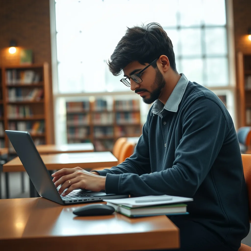 Pakistani students accessing the CM Punjab Honhaar Scholarship Program online portal
