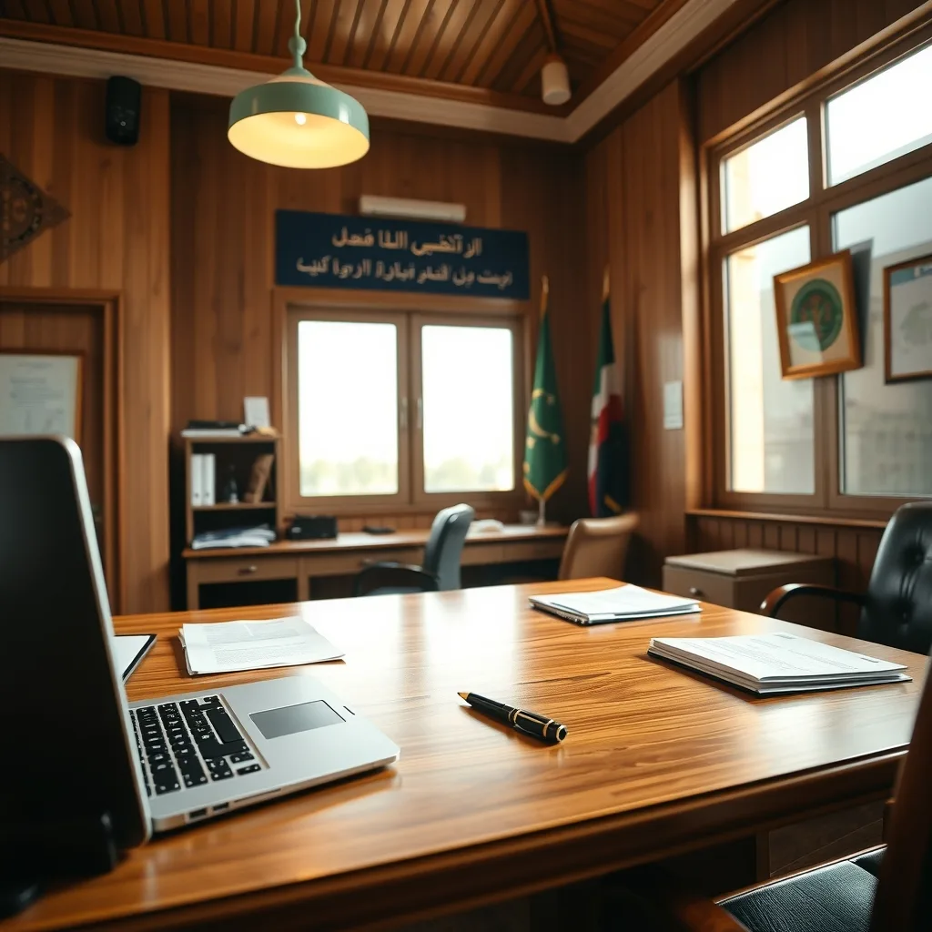 Official government office desk and documents representing federal govt notifies appointments, transfers and postings