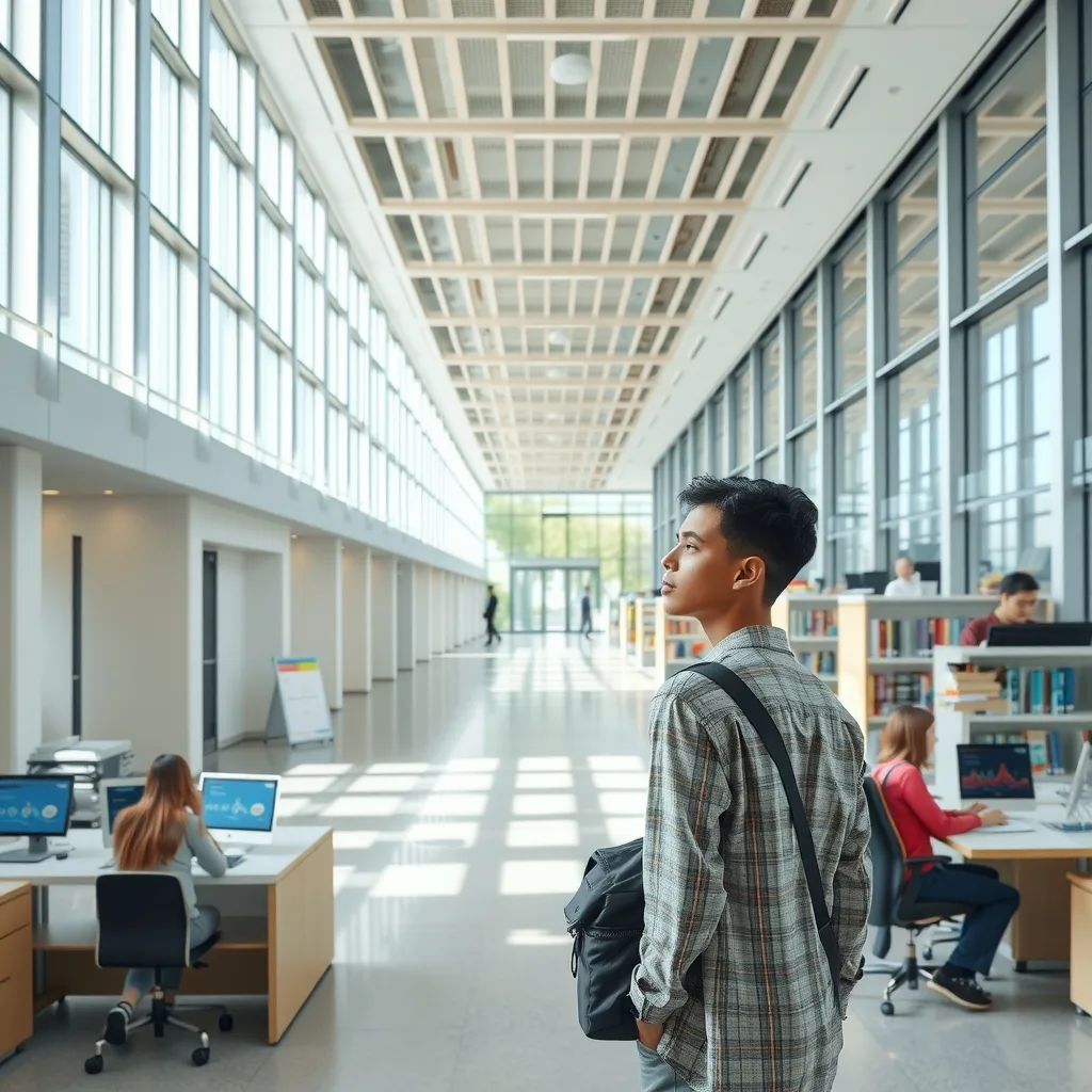 University campus building representing international PhD research opportunities in the USA