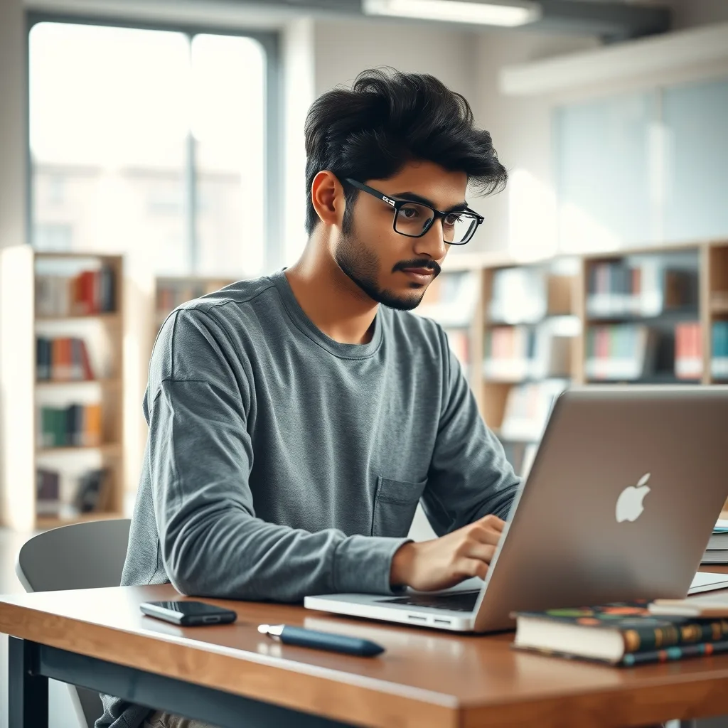 A student checking their HEC LAT result 2026 on a laptop screen.