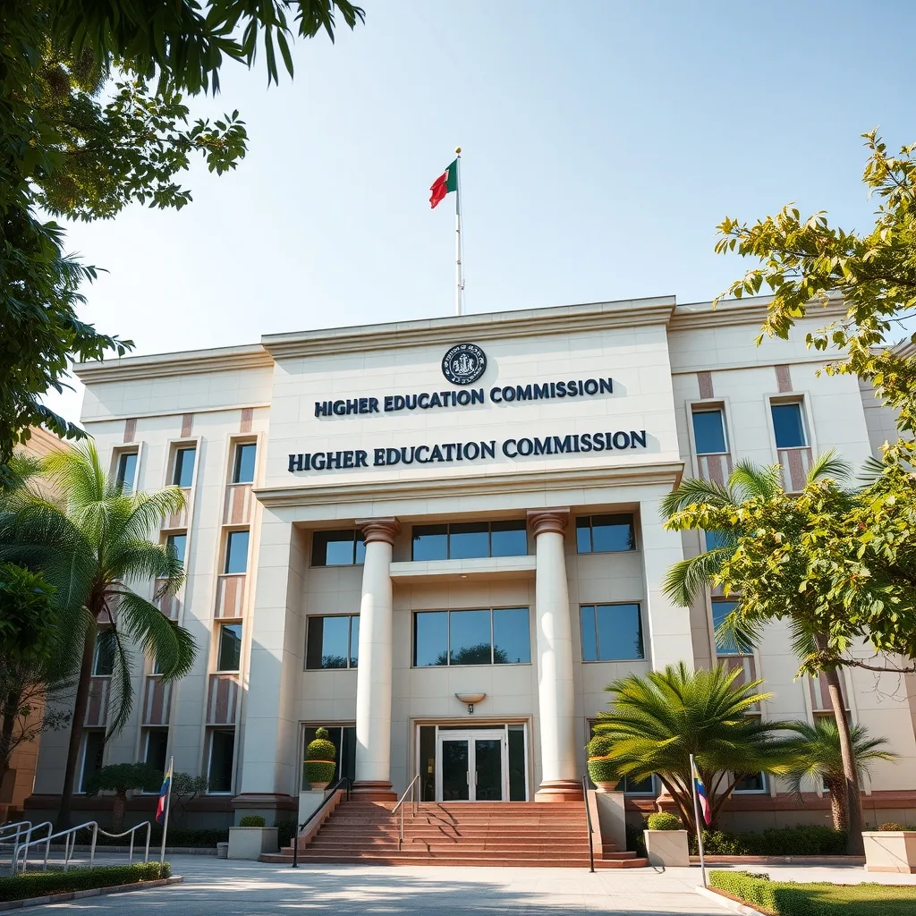 The Higher Education Commission building in Islamabad