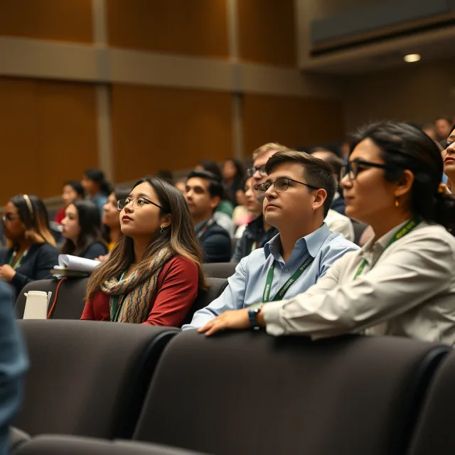 Students attending an international engineering and research conference abroad
