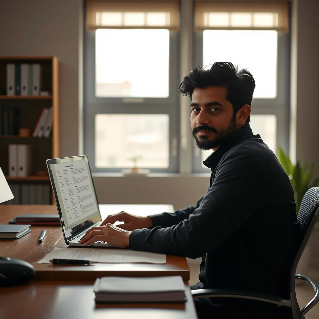Pakistani students reviewing MDCAT exam materials on a laptop.