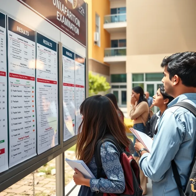 Students and educational authorities reviewing MDCAT 2026 results and merit lists in Pakistan