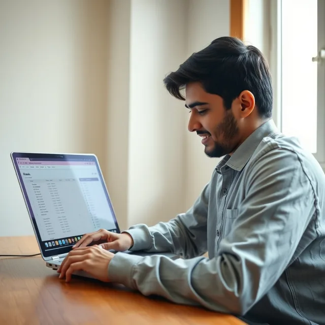 Pakistani student checking Punjab boards Class 9 results 2026 on a laptop screen