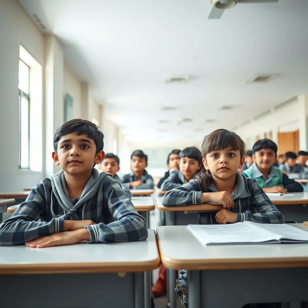 Students in a modern Pakistani classroom setting representing Punjab Daanish Schools admissions 2027