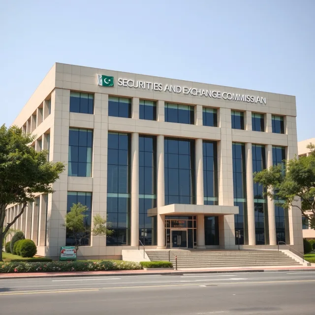 SECP headquarters building in Pakistan showcasing corporate regulatory authority