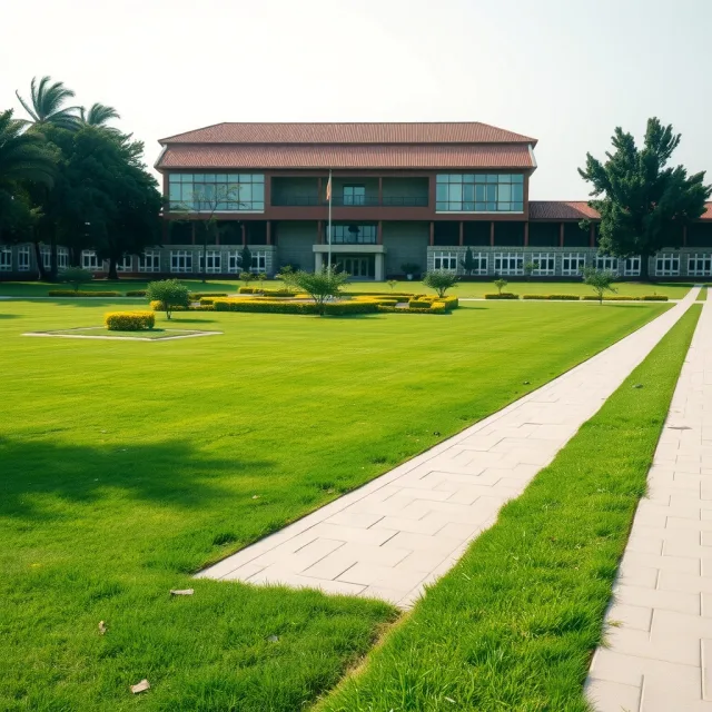 The main building of an agriculture university in Pakistan