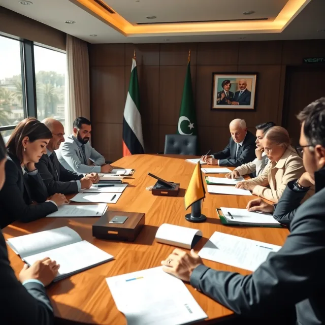 Official meeting representing Sindh and Türkiye educational cooperation