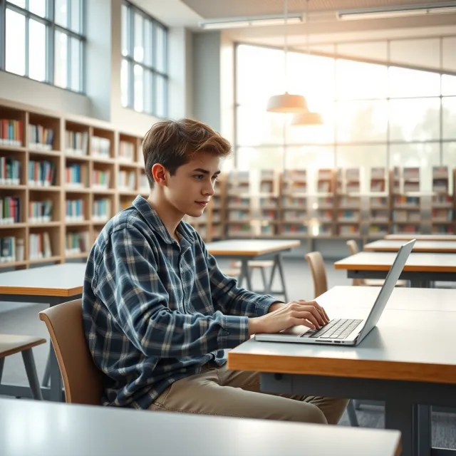 Pakistani students in a modern university library environment preparing for studies in China