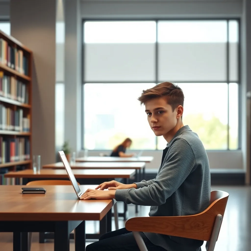 Pakistani student reviewing university admission updates and visa news on a laptop