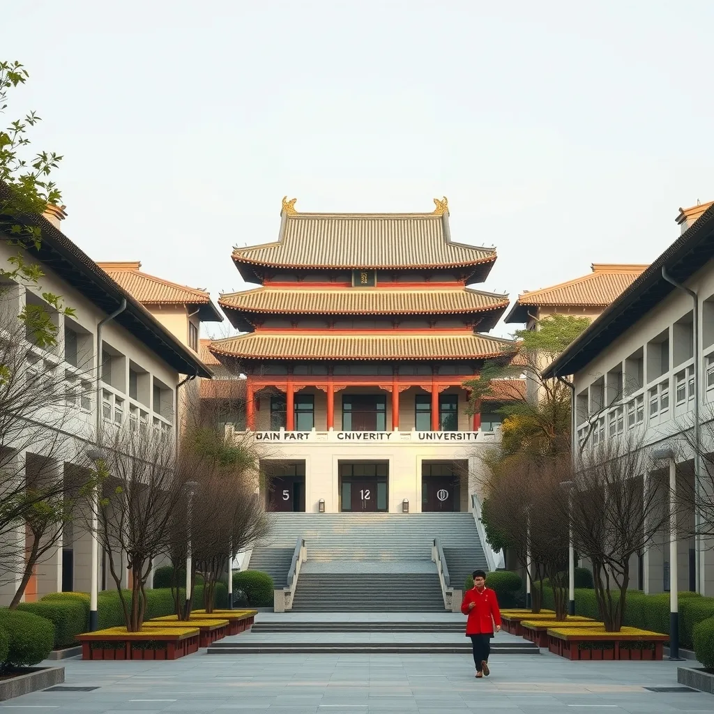 Peking University campus view representing the Yenching Academy Scholarship