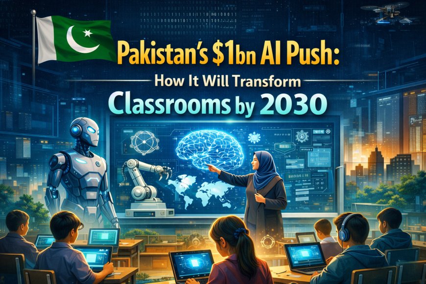 Pakistan’s $1bn AI Push: How Artificial Intelligence Will Transform Classrooms in Pakistan by 2030