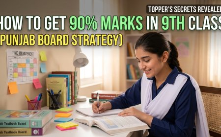 How to Get 90% Marks in 9th Class (Punjab Board Strategy)