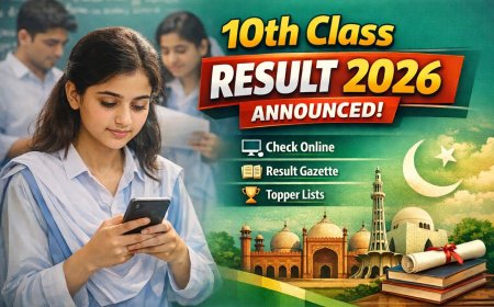 10th Class Result 2026: Check Matric Result Online by Roll Number, Name, SMS