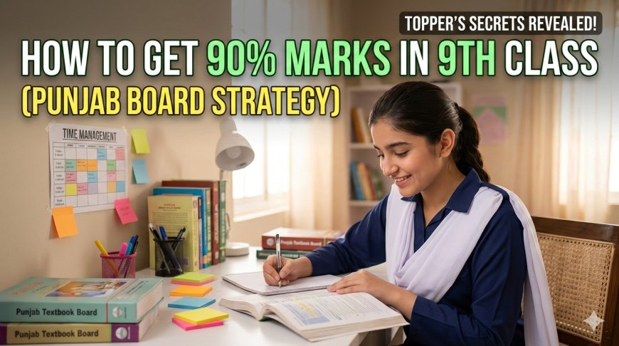 How to Get 90% Marks in 9th Class (Punjab Board Strategy)