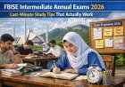 FBISE Intermediate Annual Exams 2026: Last-Minute Study Tips That Actually Work