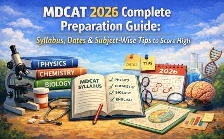 MDCAT 2026 Complete Preparation Guide: Syllabus, Dates & Subject-Wise Tips to Score High