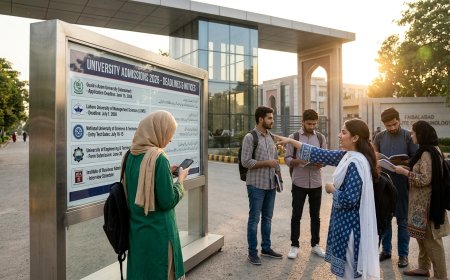 Admissions Open in Pakistan April/May 2026: Updated University List with Deadlines
