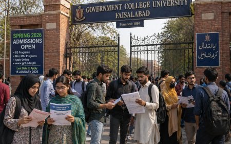 GCUF Faisalabad Spring Admissions 2026 Open