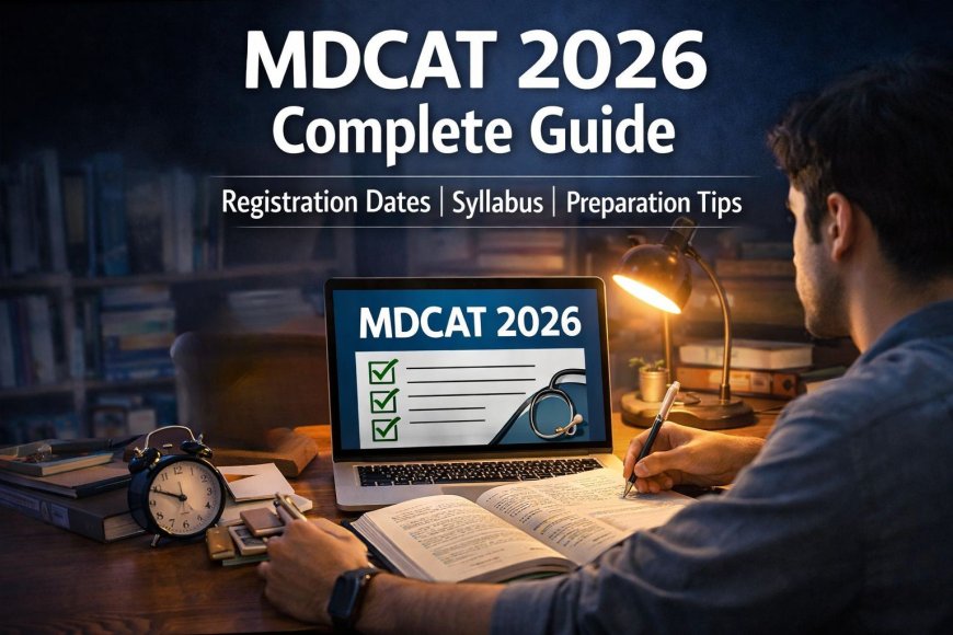 MDCAT 2026 Complete Guide: Registration Dates, Syllabus, and Preparation Tips