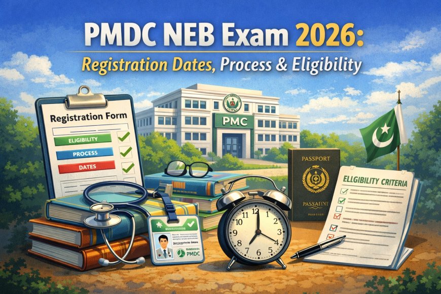 PMDC NEB Exam 2026: Registration Dates, Process & Eligibility