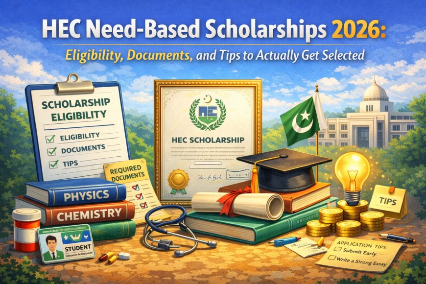 HEC Need-Based Scholarships 2026: Eligibility, Documents, and Tips to Actually Get Selected