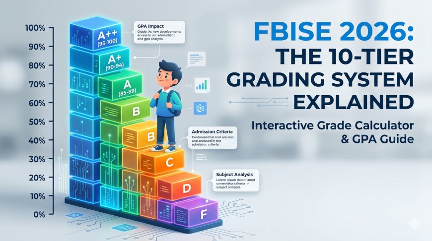 FBISE New Grading System 2026 Explained: What the 10-Tier Scale Means for Pakistani Students