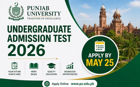PU Undergraduate Admission Test 2026: Apply by May 25
