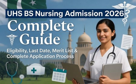 UHS BS Nursing Admission 2026 Complete Guide UHS BS Nursing Admission 2026 in Pakistan: Eligibility, Last Date, Merit List & Complete Application Process