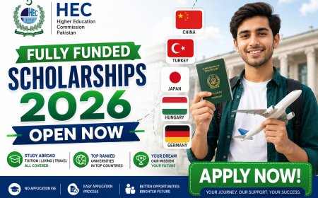 Fully Funded International Scholarships 2026 for Pakistani Students – Apply Now