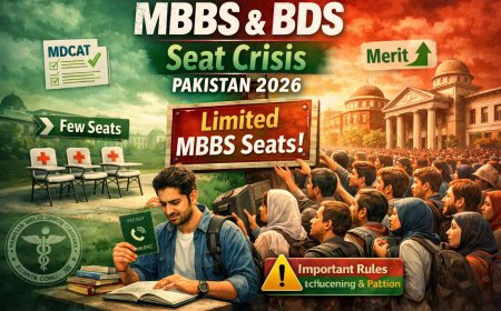 MBBS & BDS Seat Crisis in Pakistan 2026 — Why Medical College Seats Are Short, Merit Pressure & Admission Reality Explained