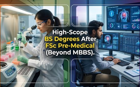 Top 10 BS Degrees for Pre-Medical Students in Pakistan with High Scope (Alternative to MBBS)