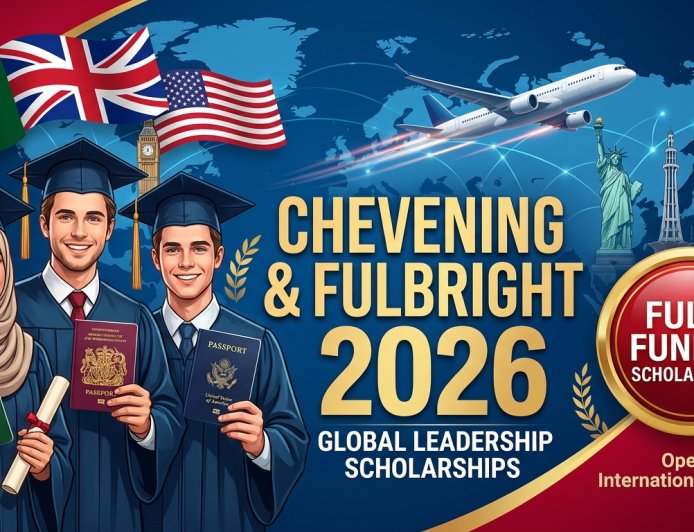 Chevening & Fulbright Scholarships 2026 for Pakistanis – Complete Fully Funded Study Abroad Guide