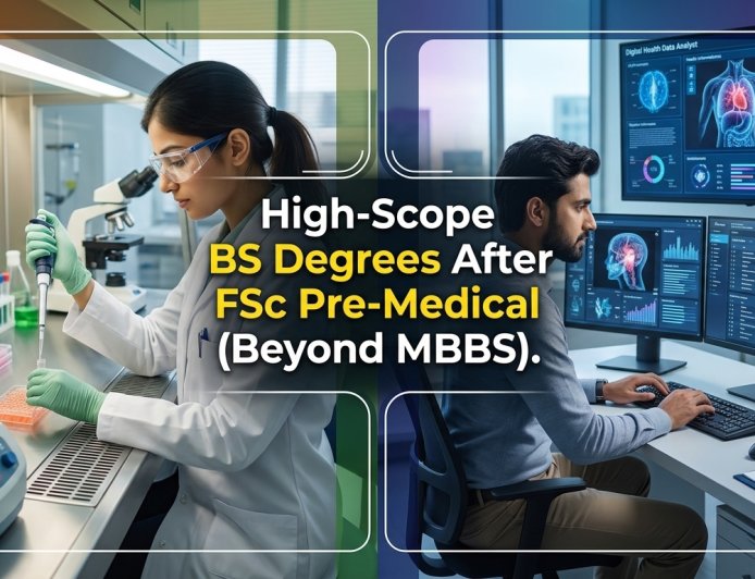 Top 10 BS Degrees for Pre-Medical Students in Pakistan with High Scope (Alternative to MBBS)