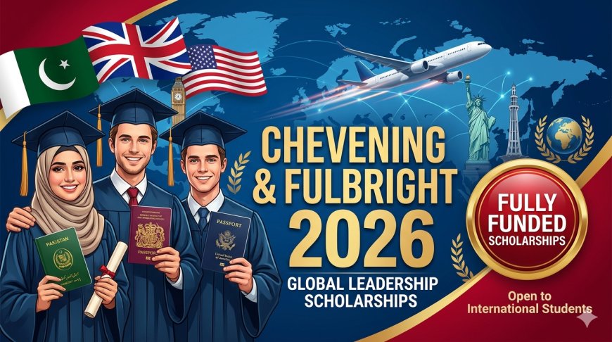Chevening & Fulbright Scholarships 2026 for Pakistanis – Complete Fully Funded Study Abroad Guide