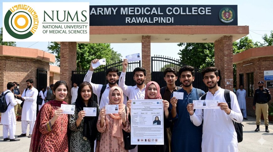NUMS MBBS/BDS Admissions 2026 – MDCAT Registration, Fee & Colleges