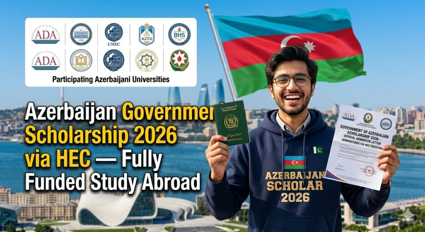 Azerbaijan Government Scholarship 2026 via HEC — Fully Funded Study in Azerbaijan for Pakistani Students