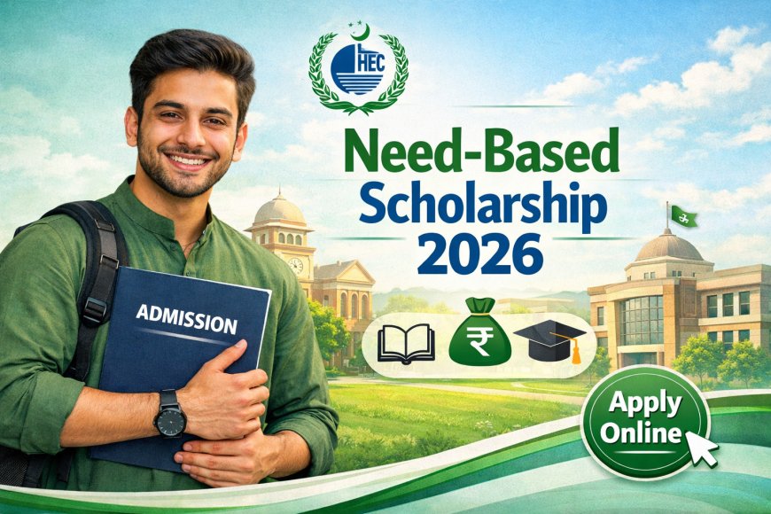 HEC Need-Based Scholarship 2026 Expansion — Eligibility, Online Apply, Documents & Latest Updates for Pakistani Students