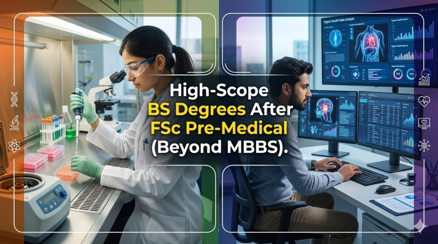 Top 10 BS Degrees for Pre-Medical Students in Pakistan with High Scope (Alternative to MBBS)