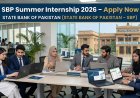 State Bank Internship 2026: Free Banking Training + Rs.75,000 Certificate for Pakistani Students