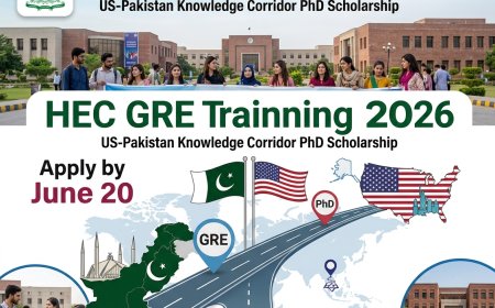 HEC GRE Training 2026 — Apply by June 20 for US-Pakistan Knowledge Corridor PhD Scholarship