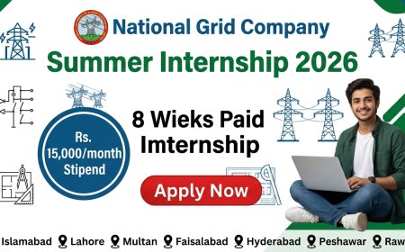 National Grid Company NGC Summer Internship 2026: Apply Now – 8 Weeks Paid, Rs. 15,000/month Stipend, Engineering/IT/Finance Open