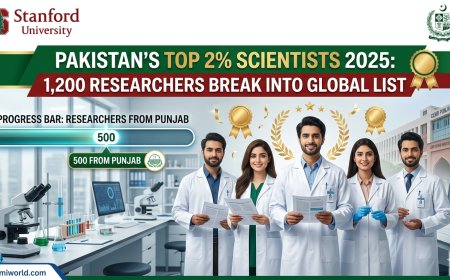 Stanford University Top 2% Scientists List 2025: Pakistani Scientists Break Through – 1,200 Researchers, Punjab Leads with 500