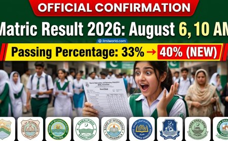 Matric Result 2026 Date Confirmed: August 6, 10 AM — Passing Marks Just Got Tougher (33% → 40%)