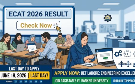 UET Admission 2026: Access Your Final ECAT Phase II Result on June 23