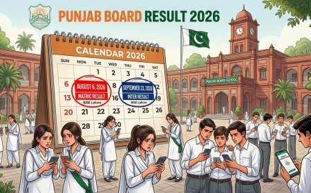 Punjab Board Result 2026: Matric (Aug 6) & Inter (Sep 23) — Official Date Declared
