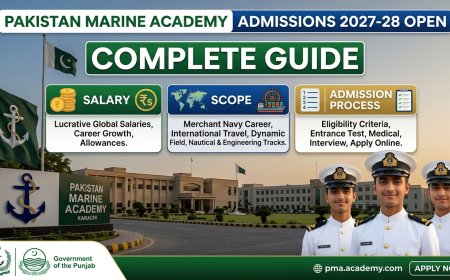 Pakistan Marine Academy Admissions 2027-28 Open | Complete Guide (Salary, Scope & Admission Process)